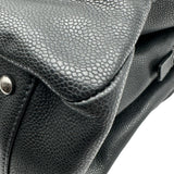 シャネル CHANEL ココマーク トートバッグ 13番台 ブラック シルバー金具 キャビアスキン レディース