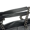 シャネル CHANEL ココマーク トートバッグ 13番台 ブラック シルバー金具 キャビアスキン レディース