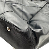 シャネル CHANEL パリビアリッツトートGM A34210 13番台 ブラック シルバー金具 コーティングキャンバス レディース トートバッグ