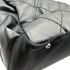 シャネル CHANEL パリビアリッツトートGM A34210 13番台 ブラック シルバー金具 コーティングキャンバス レディース トートバッグ