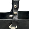 シャネル CHANEL パリビアリッツトートGM A34210 13番台 ブラック シルバー金具 コーティングキャンバス レディース トートバッグ