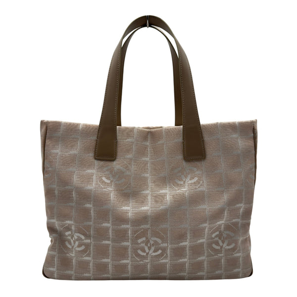 シャネル CHANEL ニュートラベルライントートMM A15991 8番台 ベージュ