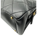 シャネル CHANEL マトラッセ チェーントートバッグ A67294 18番台 ブラック ゴールド金具 キャビアスキン レディース トートバッグ