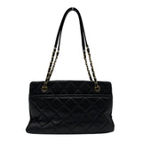 シャネル CHANEL マトラッセ チェーントートバッグ A67294 18番台 ブラック ゴールド金具 キャビアスキン レディース トートバッグ