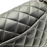 シャネル CHANEL マトラッセ25 A01112 31番台 ブラック シルバー金具 ラムスキン レディース ショルダーバッグ