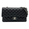 シャネル CHANEL マトラッセ25 A01112 31番台 ブラック シルバー金具 ラムスキン レディース ショルダーバッグ