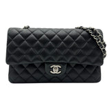 シャネル CHANEL マトラッセ25 A01112 31番台 ブラック シルバー金具 ラムスキン レディース ショルダーバッグ