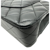 シャネル CHANEL マトラッセ25 A01112 31番台 ブラック シルバー金具 ラムスキン レディース ショルダーバッグ