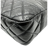 シャネル CHANEL ココマーク チェーントートバッグ AS1875 30番台 ブラック ゴールド/シルバー金具 シャイニーエイジドカーフ レディース トートバッグ
