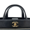 シャネル CHANEL ビジネスアフィニティ スモールショッパー A93750 ブラック ゴールド金具 キャビアスキン レディース ショルダーバッグ