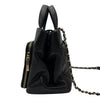 シャネル CHANEL ビジネスアフィニティ スモールショッパー A93750 ブラック ゴールド金具 キャビアスキン レディース ショルダーバッグ