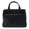 シャネル CHANEL ビジネスアフィニティ スモールショッパー A93750 ブラック ゴールド金具 キャビアスキン レディース ショルダーバッグ