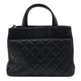 シャネル CHANEL ビジネスアフィニティ スモールショッパー A93750 ブラック ゴールド金具 キャビアスキン レディース ショルダーバッグ