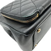 シャネル CHANEL ビジネスアフィニティ スモールショッパー A93750 ブラック ゴールド金具 キャビアスキン レディース ショルダーバッグ