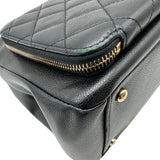 シャネル CHANEL ビジネスアフィニティ スモールショッパー A93750 ブラック ゴールド金具 キャビアスキン レディース ショルダーバッグ