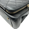 シャネル CHANEL ビジネスアフィニティ スモールショッパー A93750 ブラック ゴールド金具 キャビアスキン レディース ショルダーバッグ