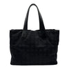 シャネル CHANEL ニュートラベルライントートMM A15991 8番台 ブラック ナイロン レディース トートバッグ