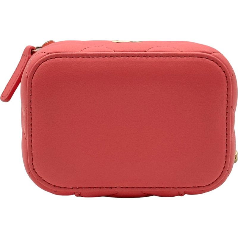 シャネル CHANEL スモール バニティバッグ AP1447 32番台 ピンク