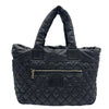 シャネル CHANEL コココクーントートGM A47107 13番台 ブラック ナイロン レディース トートバッグ