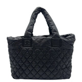 シャネル CHANEL コココクーントートGM A47107 13番台 ブラック ナイロン レディース トートバッグ