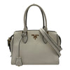 プラダ PRADA サフィアーノ トートバッグ 1BA164 ホワイト サフィアーノレザー レディース ショルダーバッグ
