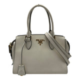 プラダ PRADA サフィアーノ トートバッグ 1BA164 ホワイト サフィアーノレザー レディース ショルダーバッグ