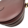 カルティエ Cartier マストライン ショルダーバッグ ボルドー ゴールド金具 レザー レディース ショルダーバッグ