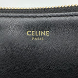 セリーヌ CELINE トリオ スモール 187603 ブラック スムースレザー レディース ショルダーバッグ