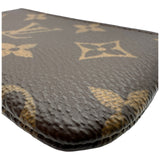 ルイ・ヴィトン LOUIS VUITTON ポシェット・クレ M62650 ブラウン モノグラム/レザー レディース コインケース