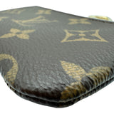ルイ・ヴィトン LOUIS VUITTON ポシェット・クレ M62650 ブラウン モノグラム/レザー レディース コインケース