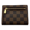 ルイ・ヴィトン LOUIS VUITTON ポルトフォイユ・コアラ N60005 ブラウン ダミエ/レザー レディース 三つ折り財布