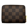 ルイ・ヴィトン LOUIS VUITTON ジッピー・コインパース N63070 ブラウン ダミエ/レザー レディース コインケース