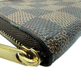 ルイ・ヴィトン LOUIS VUITTON ジッピー・コインパース N63070 ブラウン ダミエ/レザー レディース コインケース