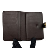 ルイ・ヴィトン LOUIS VUITTON ポルトフォイユ・ヴィエノワ N61674 ブラウン ダミエ/レザー レディース 二つ折り財布