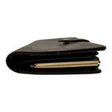 ルイ・ヴィトン LOUIS VUITTON ポルトフォイユ・ヴィエノワ N61674 ブラウン ダミエ/レザー レディース 二つ折り財布