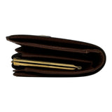 ルイ・ヴィトン LOUIS VUITTON ポルトモネ・ヴィエノワ M61663 ブラウン モノグラム/レザー レディース 二つ折り財布