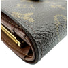 ルイ・ヴィトン LOUIS VUITTON ポルトモネ・ヴィエノワ M61663 ブラウン モノグラム/レザー レディース 二つ折り財布