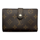 ルイ・ヴィトン LOUIS VUITTON ポルトモネ・ヴィエノワ M61663 ブラウン モノグラム/レザー レディース 二つ折り財布