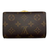 ルイ・ヴィトン LOUIS VUITTON ポルトモネ・ヴィエノワ M61663 ブラウン モノグラム/レザー レディース 二つ折り財布
