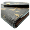ルイ・ヴィトン LOUIS VUITTON ポルトフォイユ・ヴィクトリーヌ M62472 ブラウン モノグラム/レザー レディース 三つ折り財布