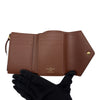 ルイ・ヴィトン LOUIS VUITTON ポルトフォイユ・ヴィクトリーヌ M62472 ブラウン モノグラム/レザー レディース 三つ折り財布