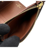 ルイ・ヴィトン LOUIS VUITTON ポルトフォイユ・ヴィクトリーヌ M62472 ブラウン モノグラム/レザー レディース 三つ折り財布