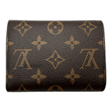 ルイ・ヴィトン LOUIS VUITTON ポルトフォイユ・ヴィクトリーヌ M62472 ブラウン モノグラム/レザー レディース 三つ折り財布