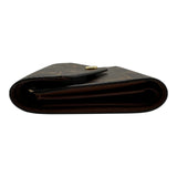 ルイ・ヴィトン LOUIS VUITTON ポルトフォイユ・ヴィクトリーヌ M62472 ブラウン モノグラム/レザー レディース 三つ折り財布