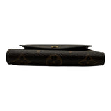 ルイ・ヴィトン LOUIS VUITTON ポルトフォイユ・ヴィクトリーヌ M62472 ブラウン モノグラム/レザー レディース 三つ折り財布