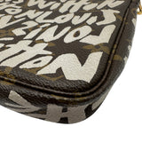 ルイ・ヴィトン LOUIS VUITTON ポシェット・アクセソワール グラフィティ M92192 ブラウン/グレー モノグラムキャンバス/レザー レディース ハンドバッグ