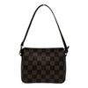 ルイ・ヴィトン LOUIS VUITTON トゥルース・メイクアップポーチ N51982 ブラウン ダミエ/レザー レディース ハンドバッグ