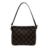 ルイ・ヴィトン LOUIS VUITTON トゥルース・メイクアップポーチ N51982 ブラウン ダミエ/レザー レディース ハンドバッグ