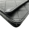 シャネル CHANEL マトラッセ チェーンウォレット AP0250 ブラック ゴールド金具 キャビアスキン レディース ショルダーバッグ