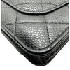 シャネル CHANEL マトラッセ チェーンウォレット AP0250 ブラック ゴールド金具 キャビアスキン レディース ショルダーバッグ